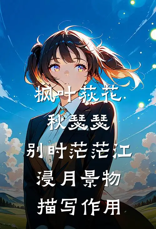 枫叶荻花秋瑟瑟,别时茫茫江浸月景物描写作用