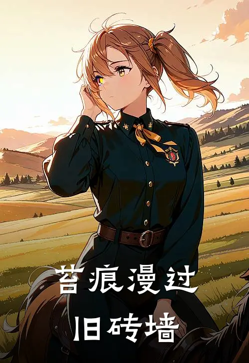 苔痕漫过旧砖墙