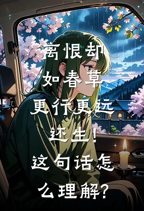 离恨却如春草,更行更远还生!这句话怎么理解?